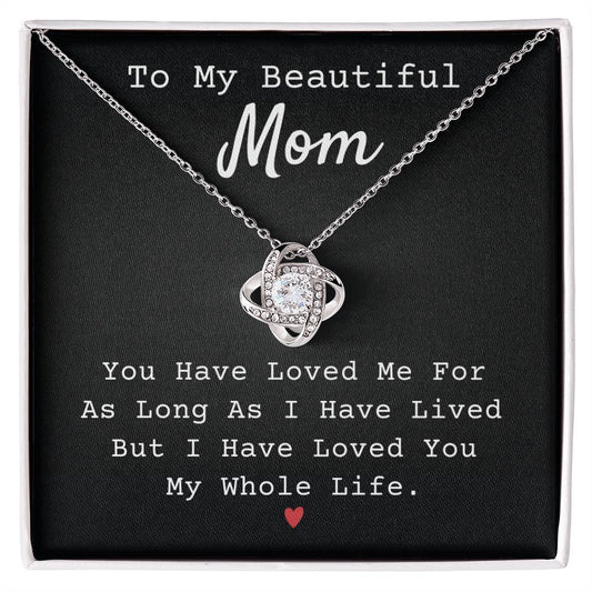 To My Beautiful Mom Gift From Daughter / Son